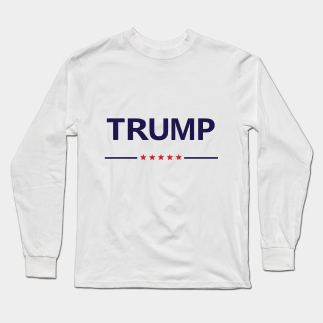 Donald Trump Long Sleeve T-Shirt by printedtruth